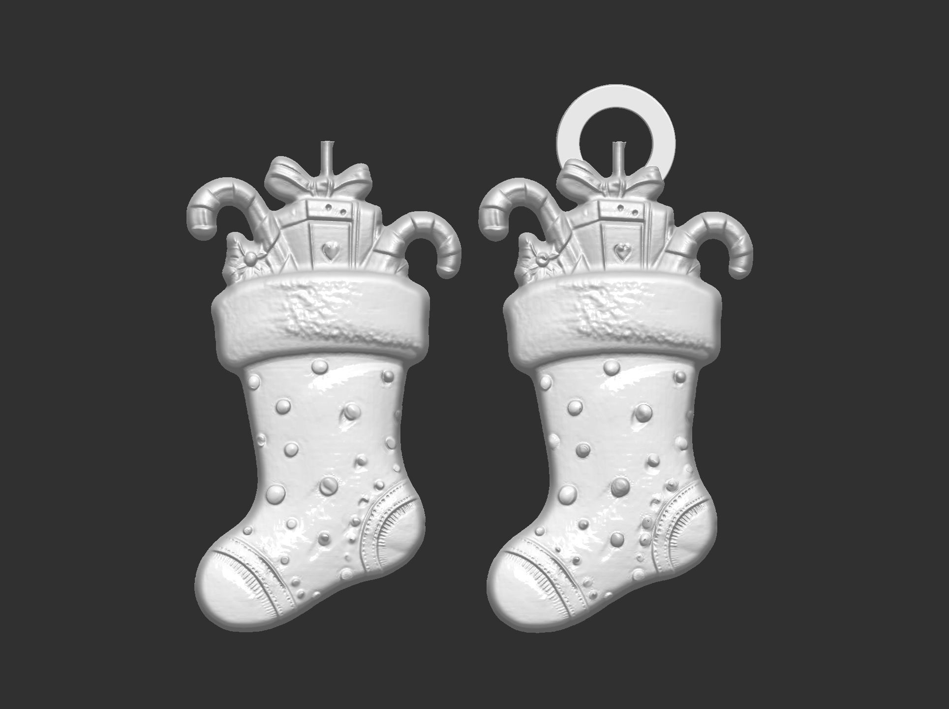 christmas sanda gifts 4 decor  3D print model_6