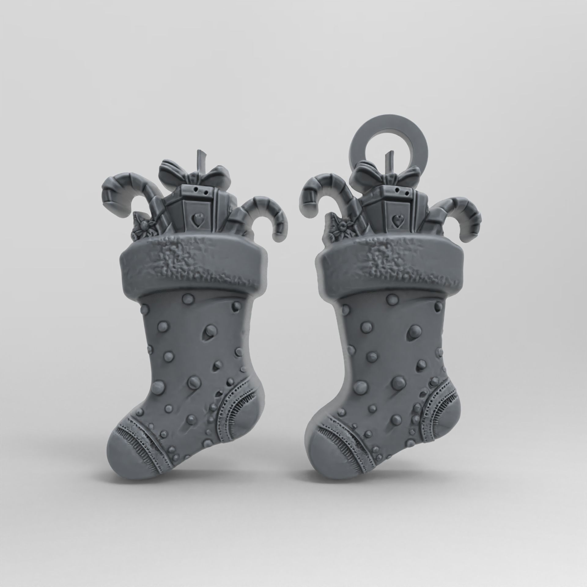 christmas sanda gifts 4 decor  3D print model_1