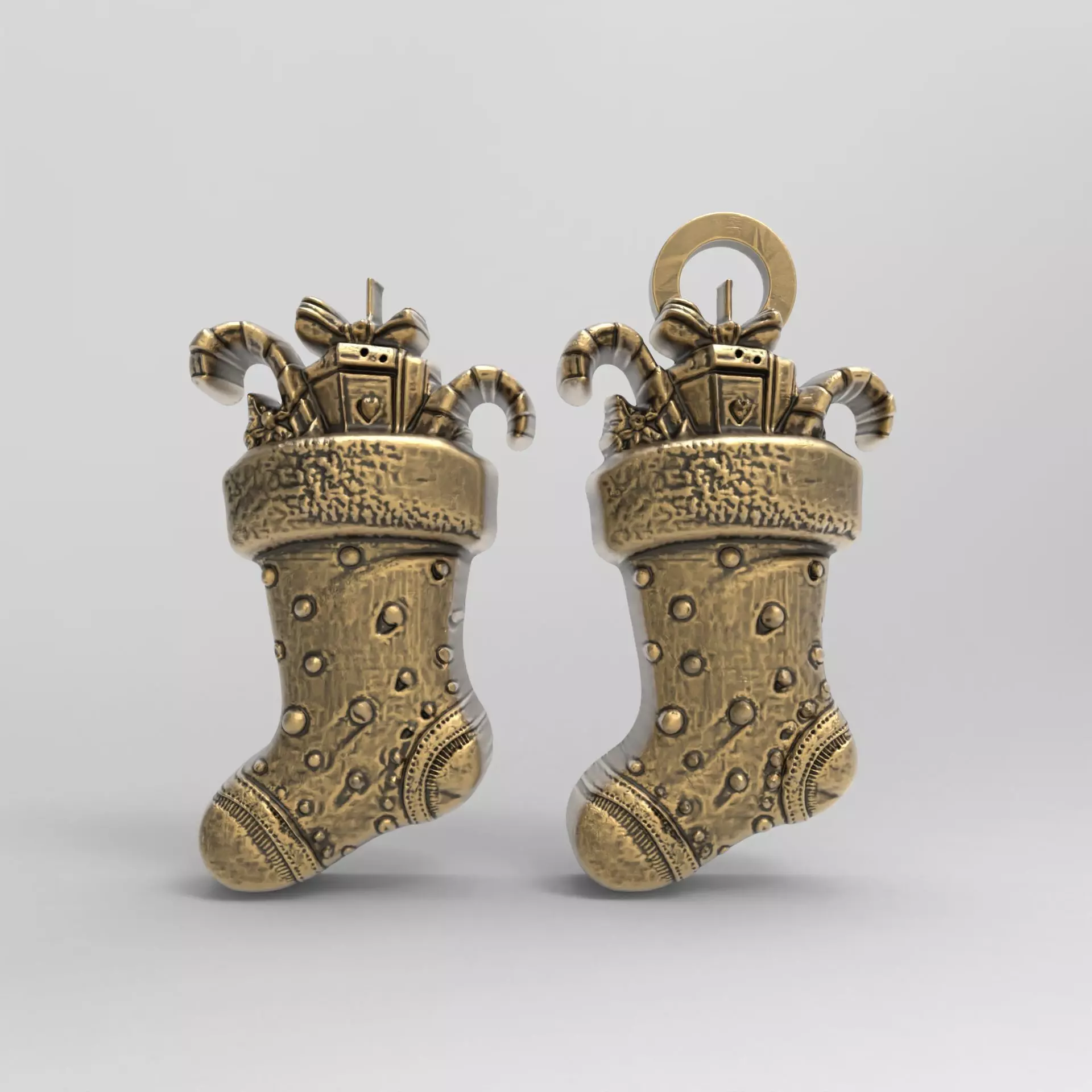 christmas sanda gifts 4 decor  3D print model_0