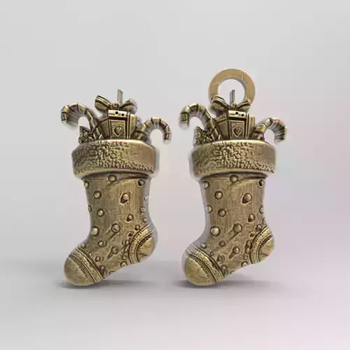 christmas sanda gifts 4 decor  3D print model