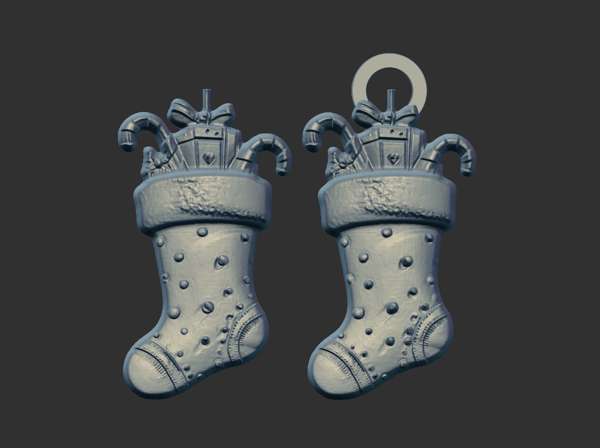 christmas sanda gifts 4 decor  3D print model_3