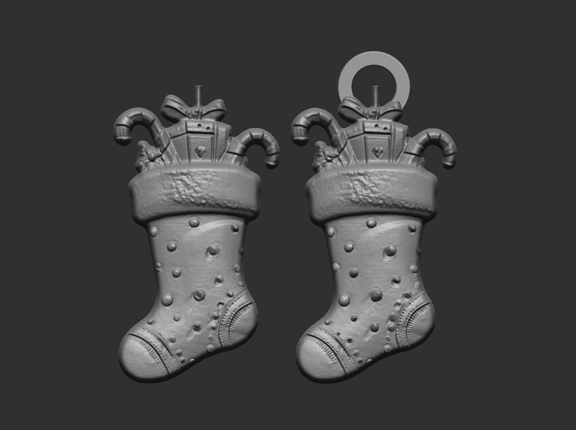 christmas sanda gifts 4 decor  3D print model_8