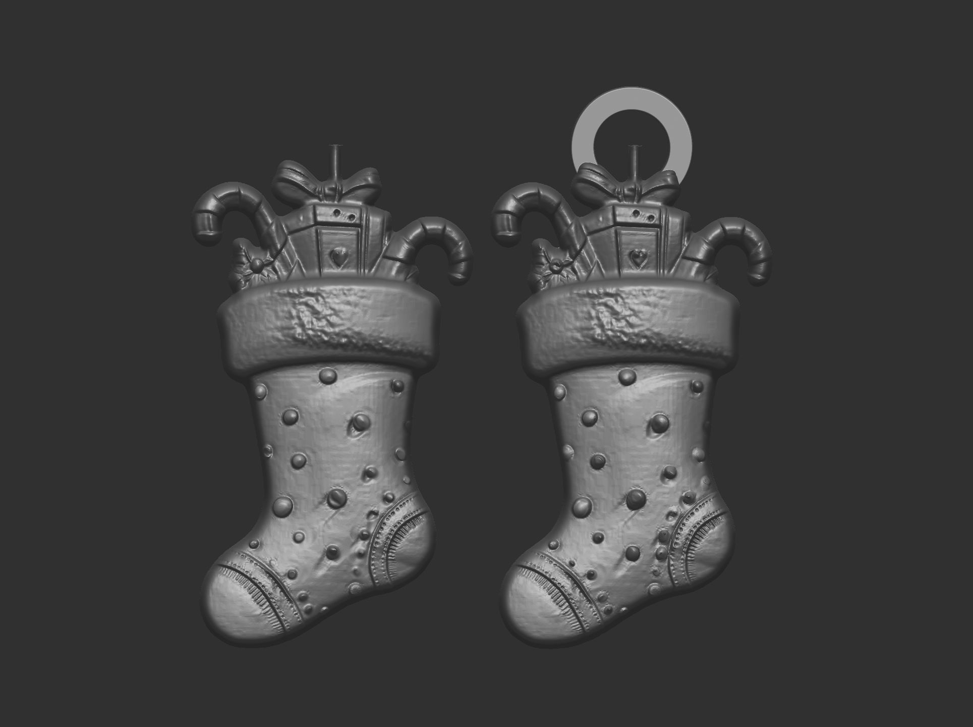 christmas sanda gifts 4 decor  3D print model_7