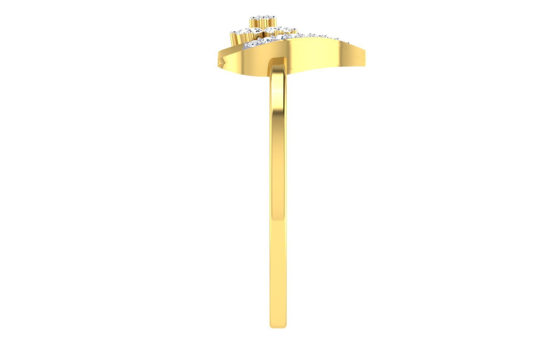 Women Ring Render 3dm STL OBJ FBX Details 3D print model_5