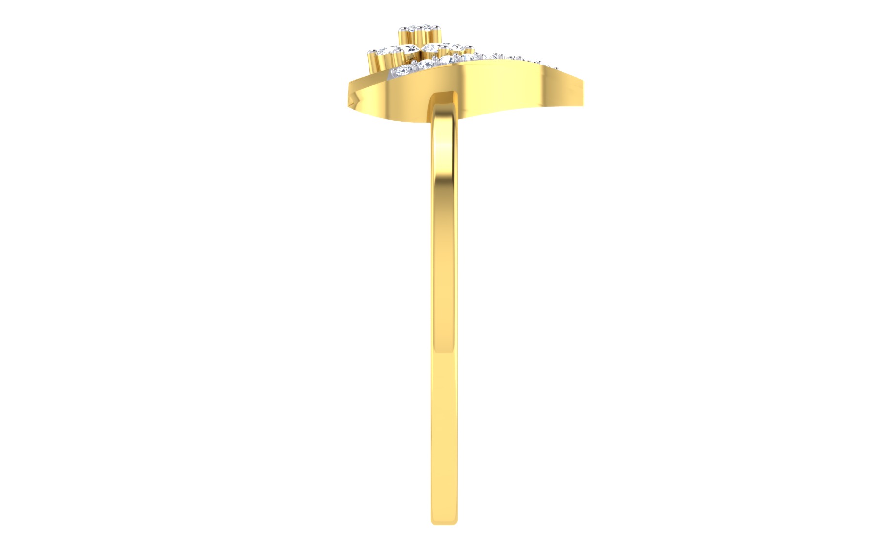 Women Ring Render 3dm STL OBJ FBX Details 3D print model_6