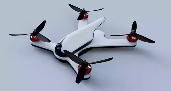 Quad-X UAV drone 3D print model