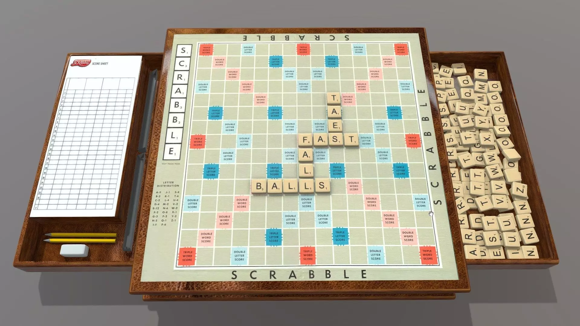 Scrabble 3D model_0