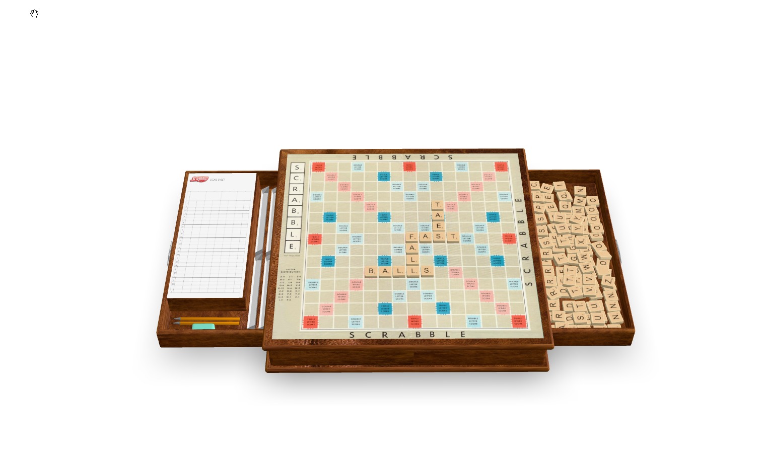 Scrabble 3D model_8