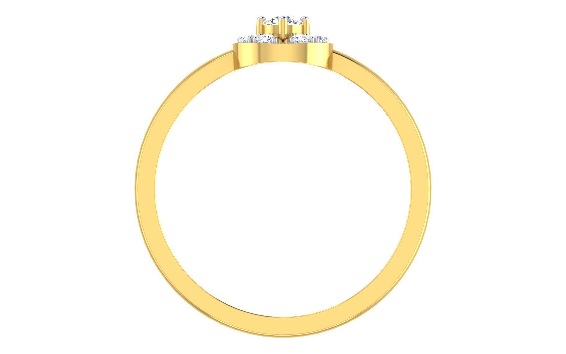 Women Ring  Render 3dm STL OBJ FBX Details 3D print model_3