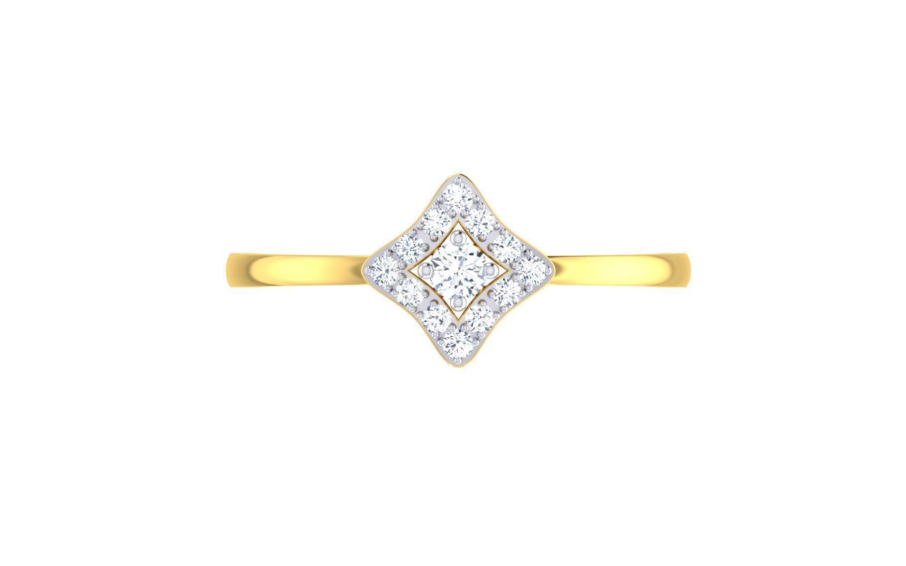 Women Ring Render 3dm STL OBJ FBX Details 3D print model_1