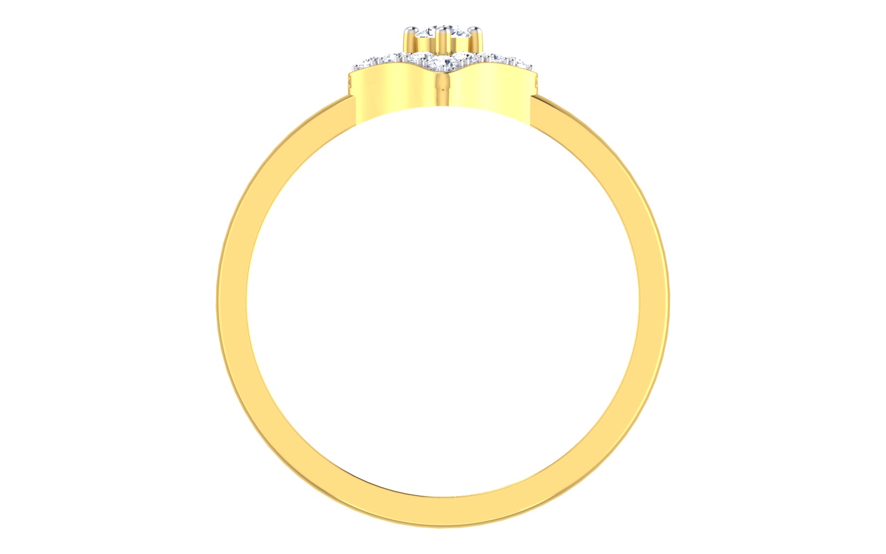 Women Ring Render 3dm STL OBJ FBX Details 3D print model_4