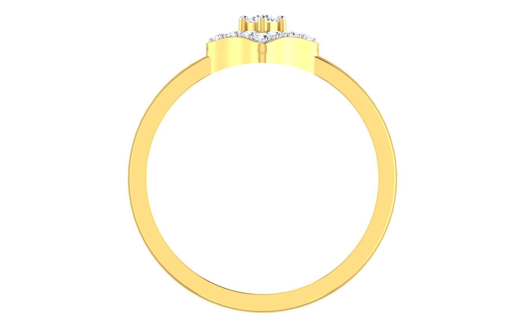 Women Ring Render 3dm STL OBJ FBX Details 3D print model_3