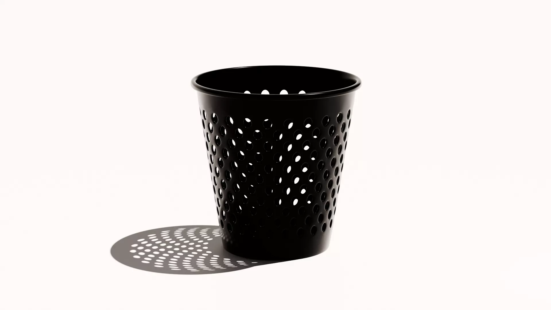 Modern Mesh Wastebasket and Office Pencil Holder 3D Model Free 3D model