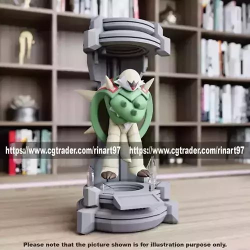 Chesnaught in the lab from pokemon 3D print model