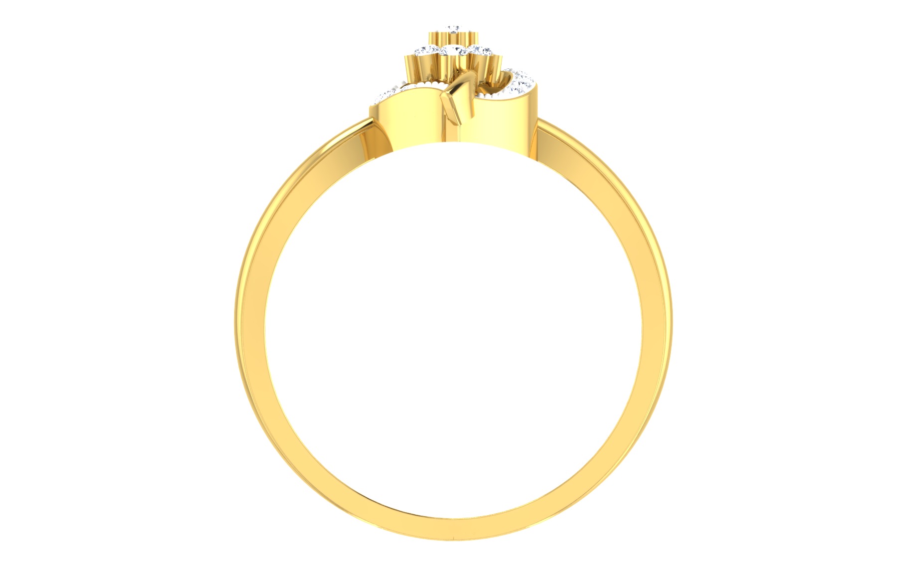 Women Ring Render 3dm STL OBJ FBX Details 3D print model_4