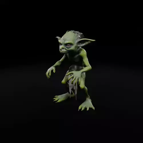 Swamp Goblin - Game Ready Low Poly Character Low-poly 3D model
