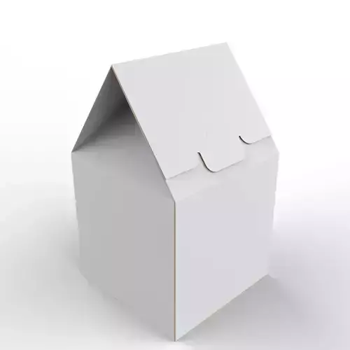 Gable Top Cardboard Packaging Box 120x120x80mm