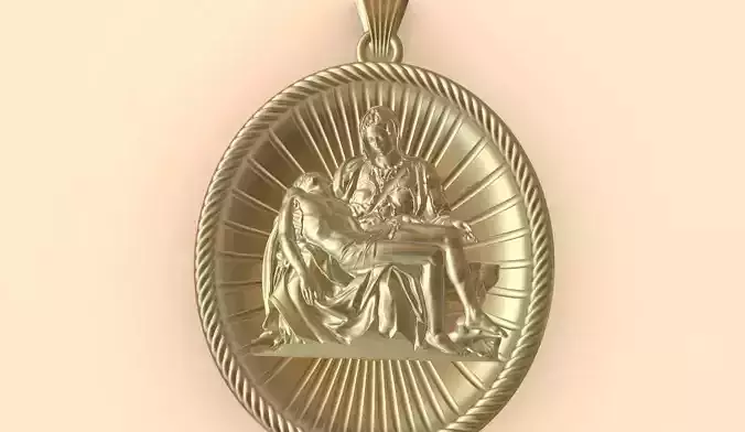 pieta pendant