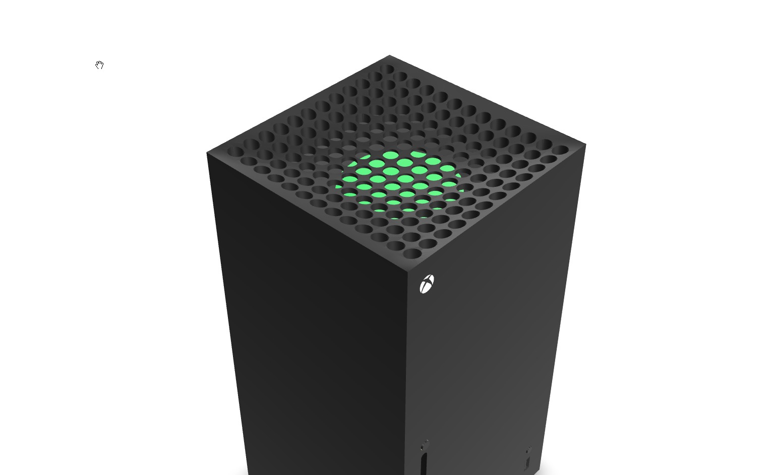 Xbos series X 3D model_6