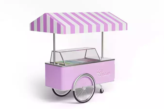 ice cream cart