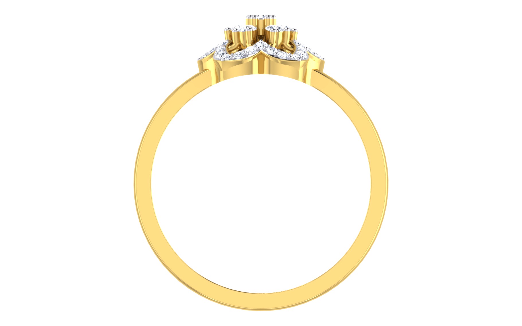 Women Ring  Render 3dm STL OBJ FBX Details 3D print model_4