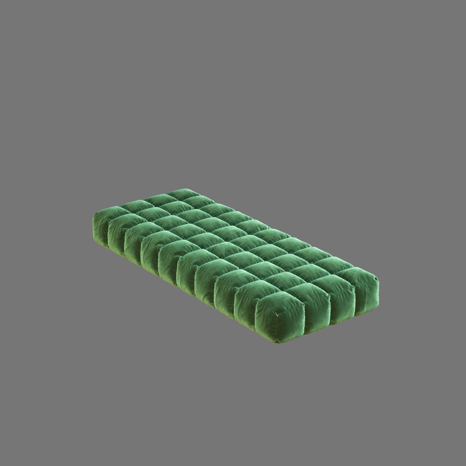 Pillow mattress 3D model_3