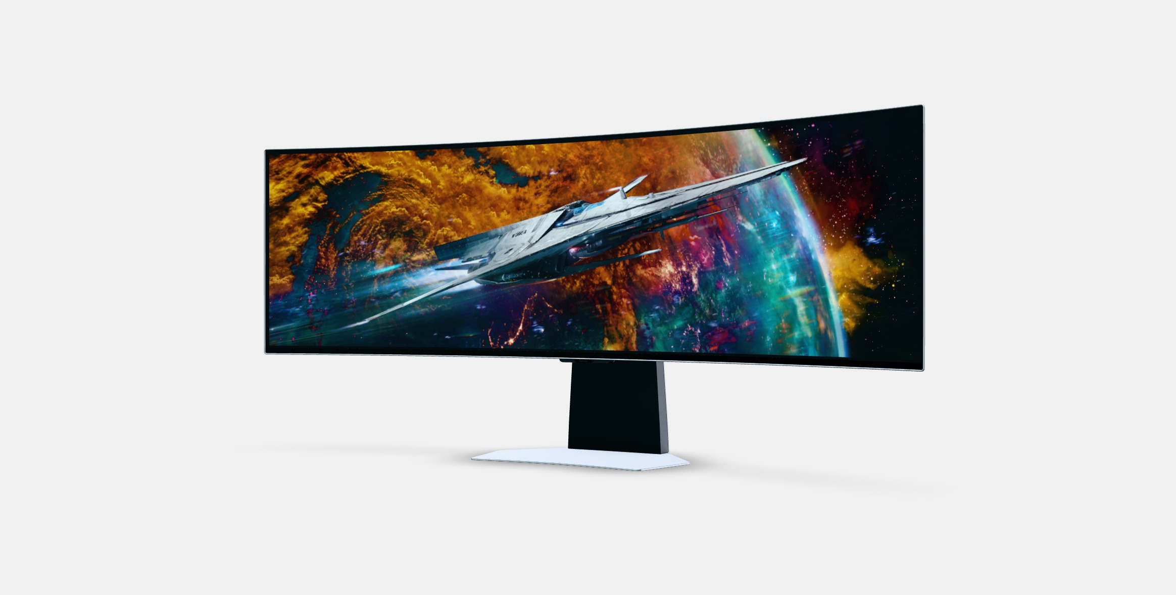 49 Odyssey OLED G95SC 003ms GTG 240Hz Smart Gaming Monitor 3D model_10