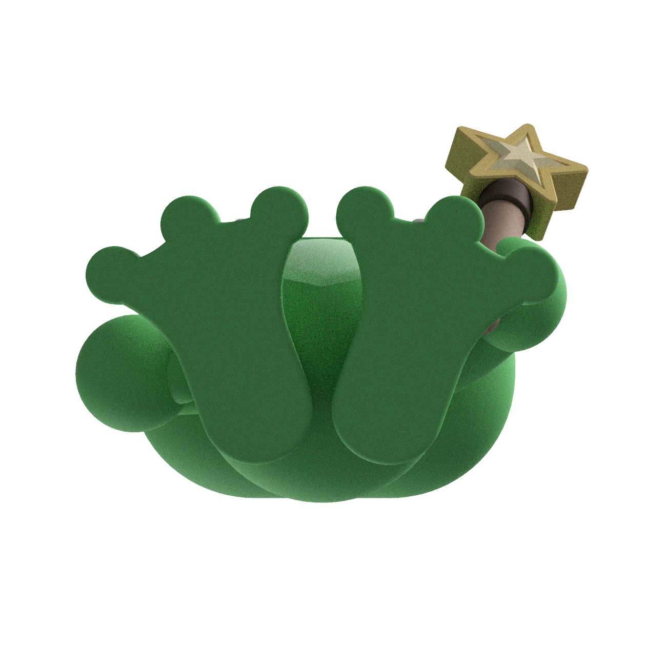 Cute Cryptid Loveland Frogman Art Toy Figure 3D print model_5