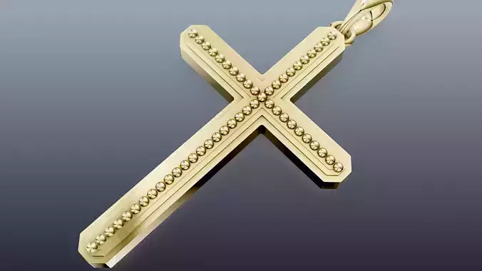 Cross Pendant with Bail