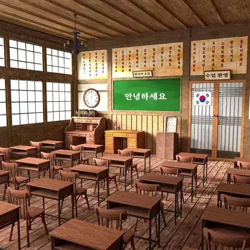 Classroom 3D Environment 