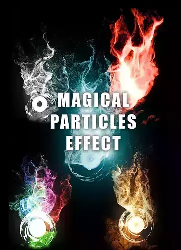 Animated Magical Particles Effect