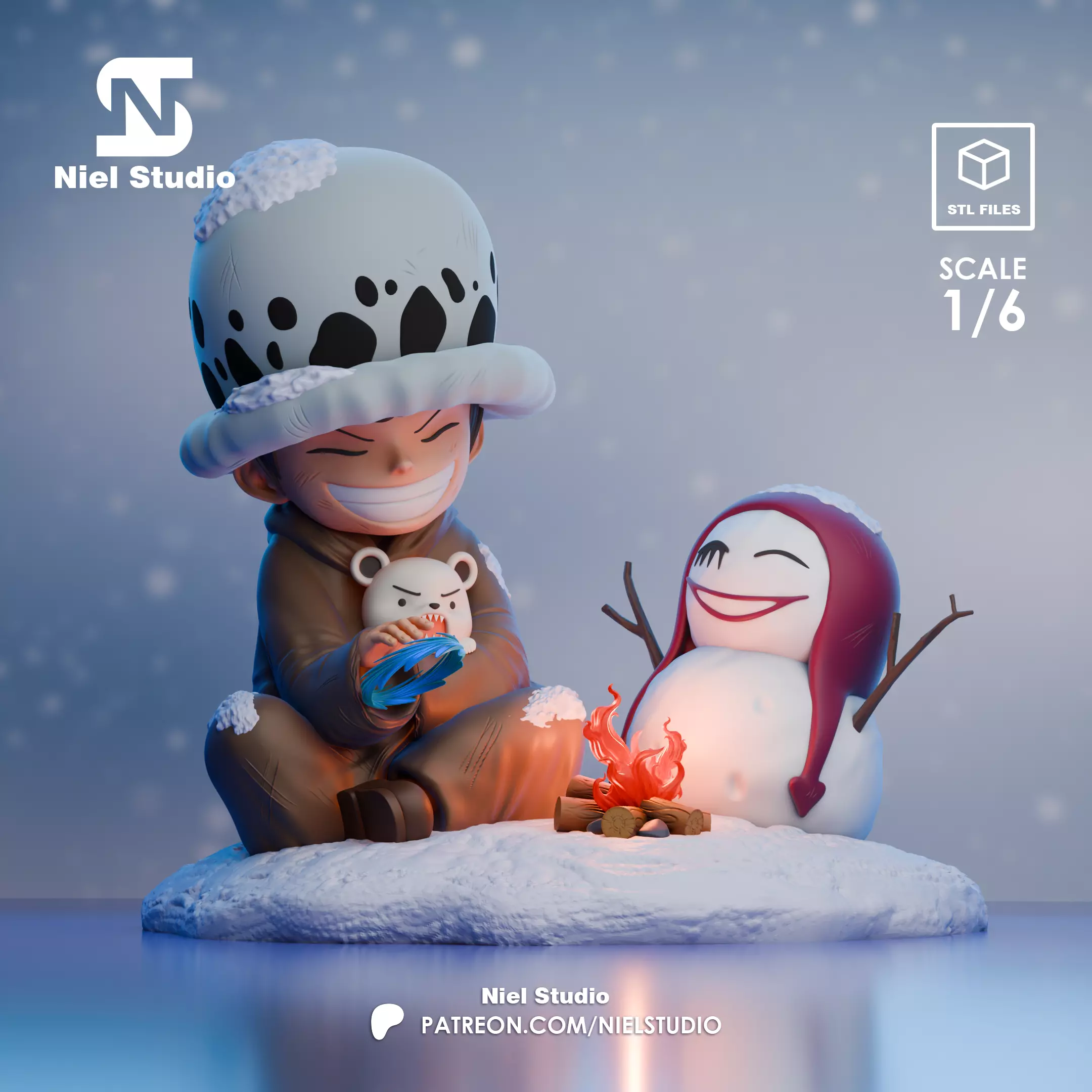 LAW TRAFALGAR ONE PIECE 3D print model_0