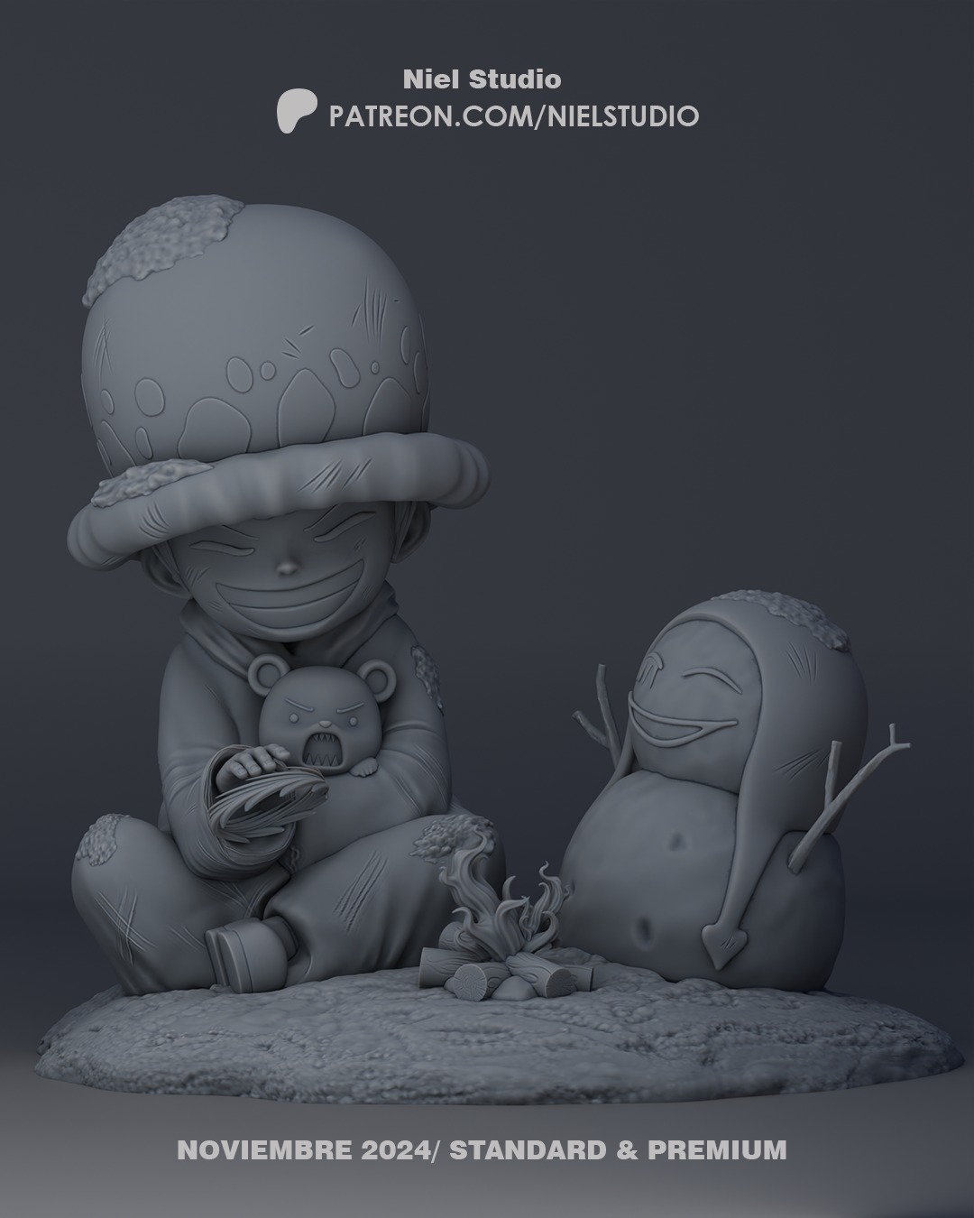 LAW TRAFALGAR ONE PIECE 3D print model_2