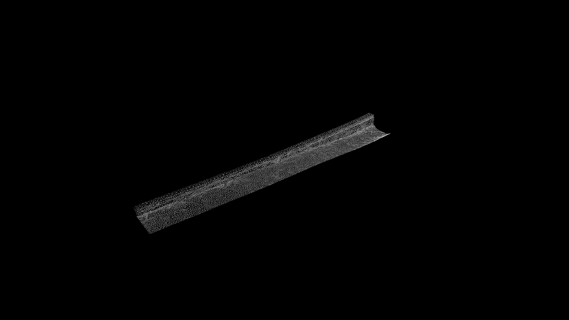 Anydrafts Street gutter 02 Low-poly 3D model_2