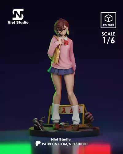 Momo Ayase DandaDan 3D print model
