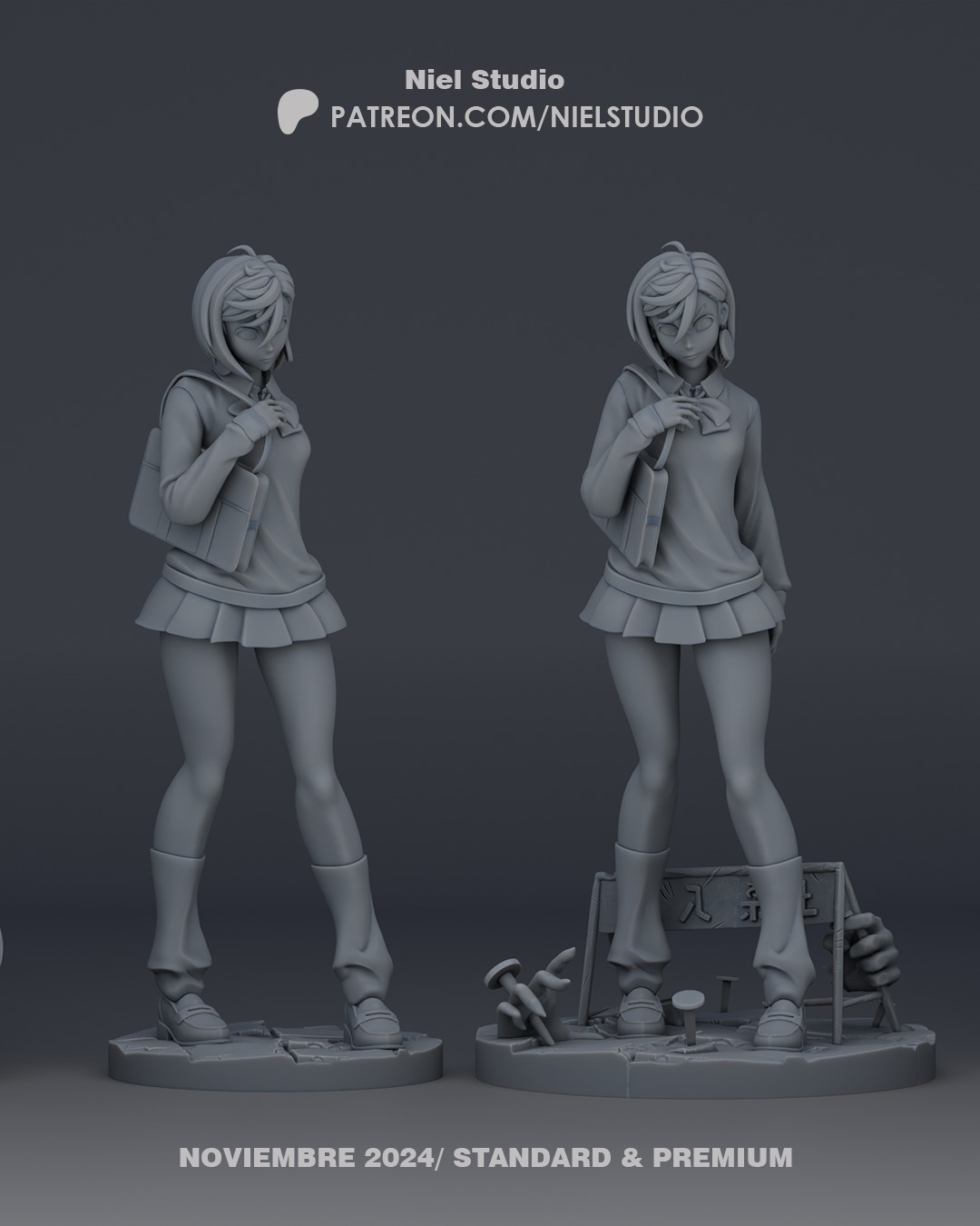 Momo Ayase DandaDan 3D print model_2