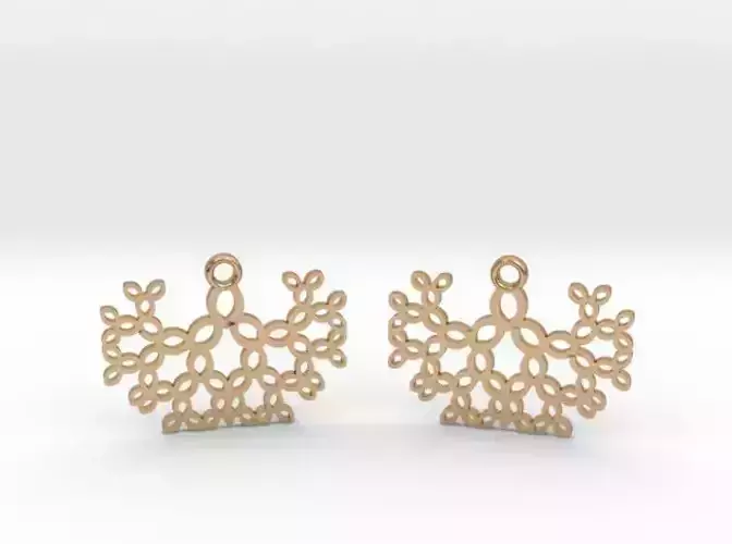 Fractal Tree Earrings