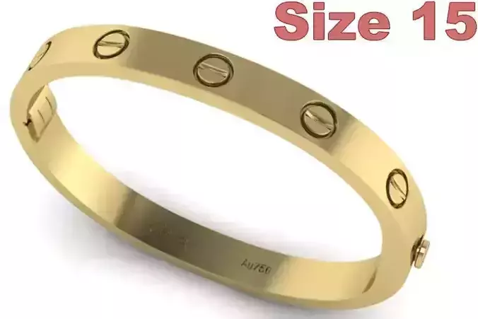 Bracelet Love size 15