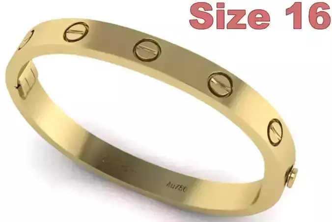 Bracelet Love size 16