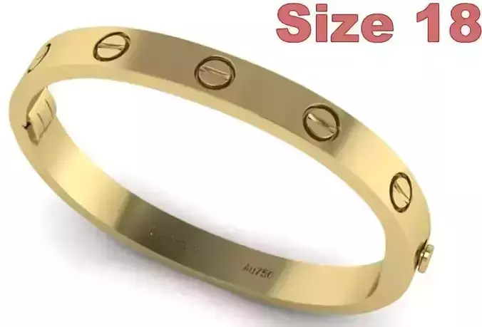 Bracelet Love Size 18