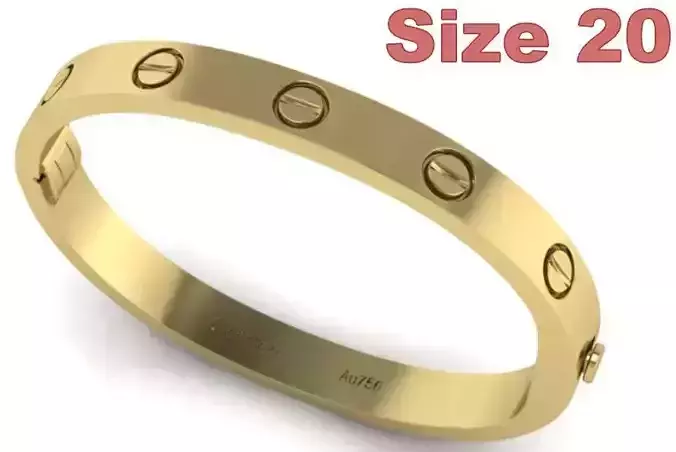 Bracelet Love Size 20