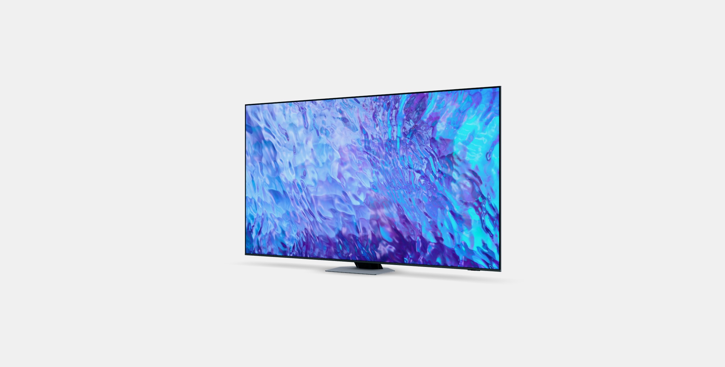 98 Q80C QLED 4K Smart TV 2023 3D model_12