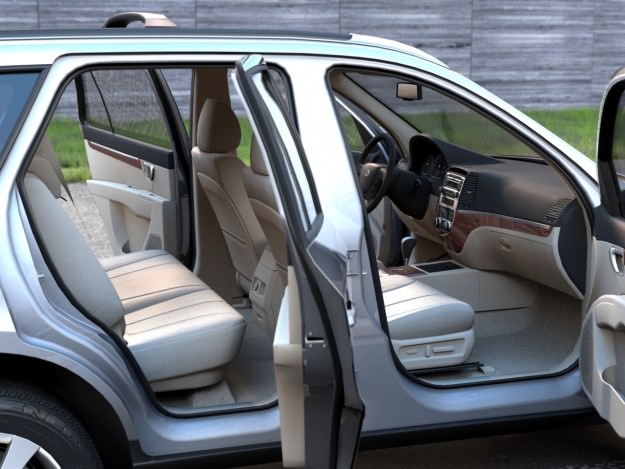 Hyundai Santafe 2006 3D model_7