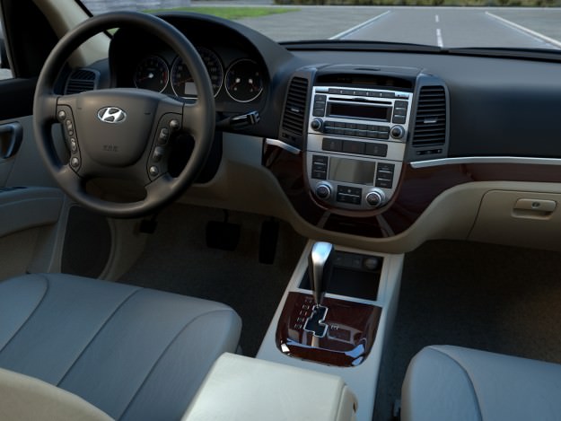 Hyundai Santafe 2006 3D model_9