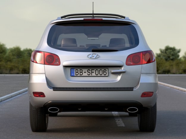 Hyundai Santafe 2006 3D model_4