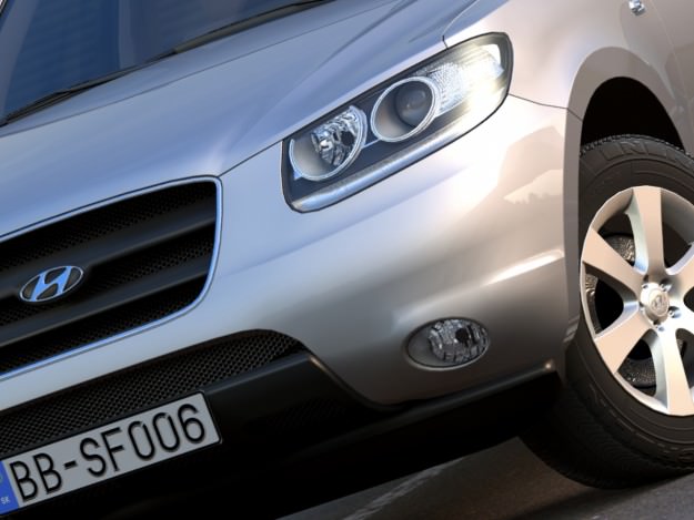 Hyundai Santafe 2006 3D model_10