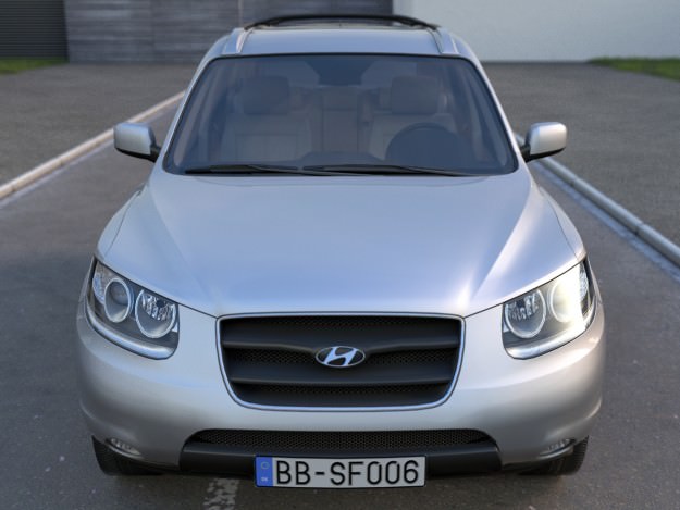 Hyundai Santafe 2006 3D model_2