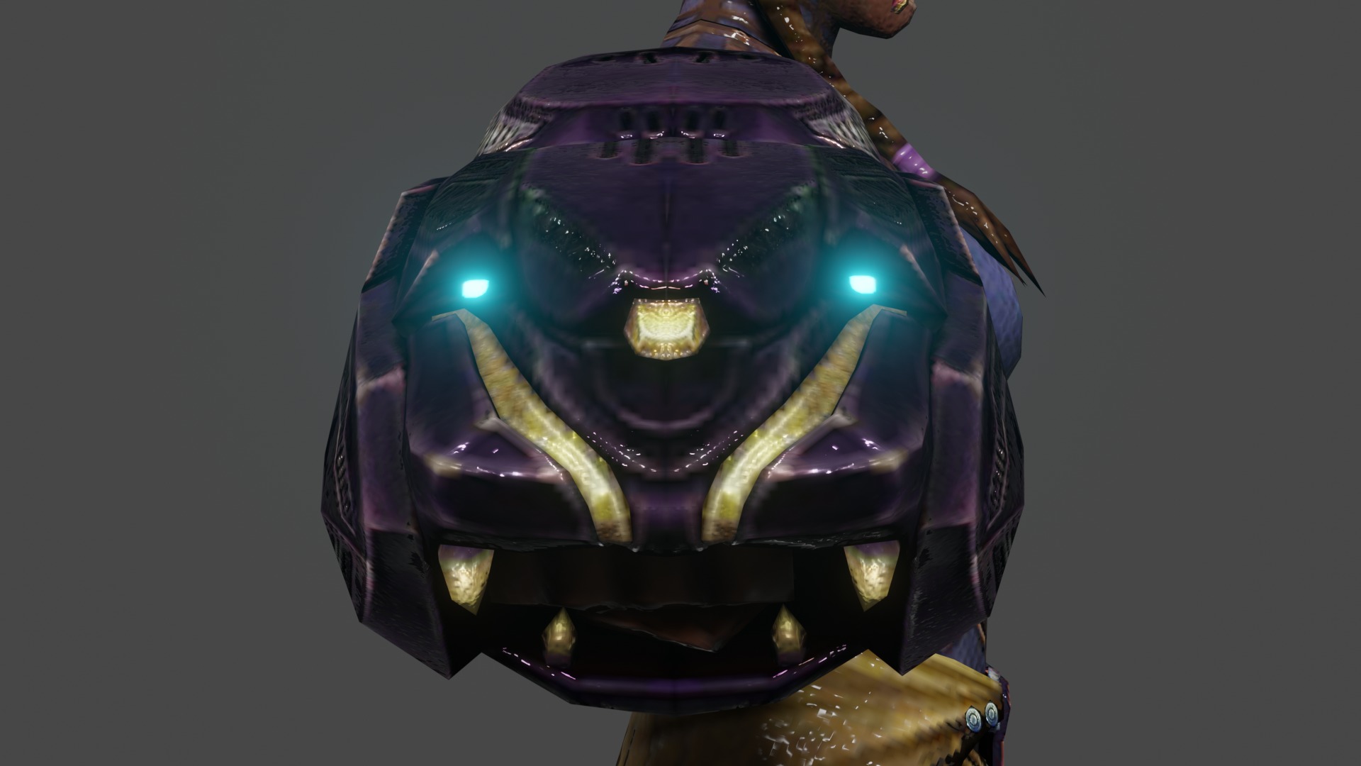 Shuri Low-poly 3D model_6