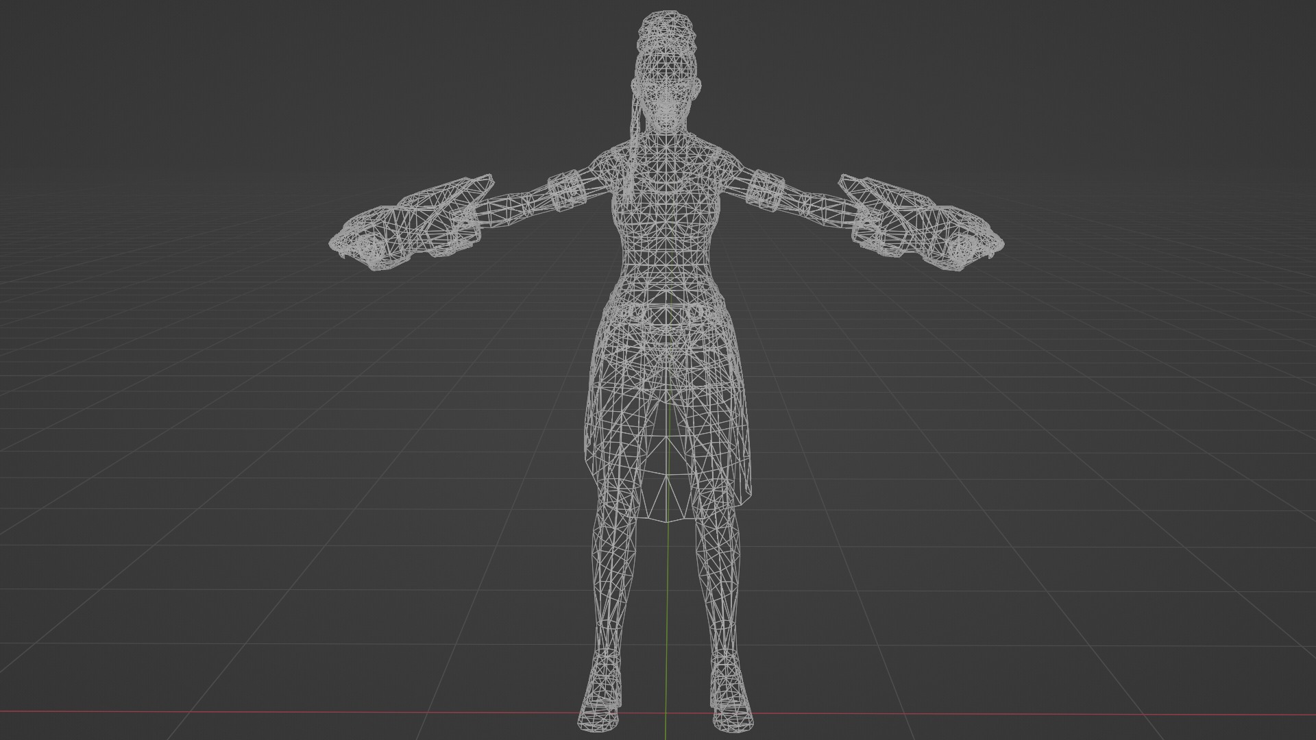 Shuri Low-poly 3D model_7