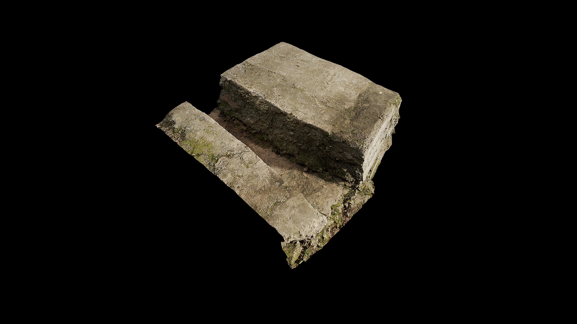 Anydrafts Street gutter 04 Low-poly 3D model_1